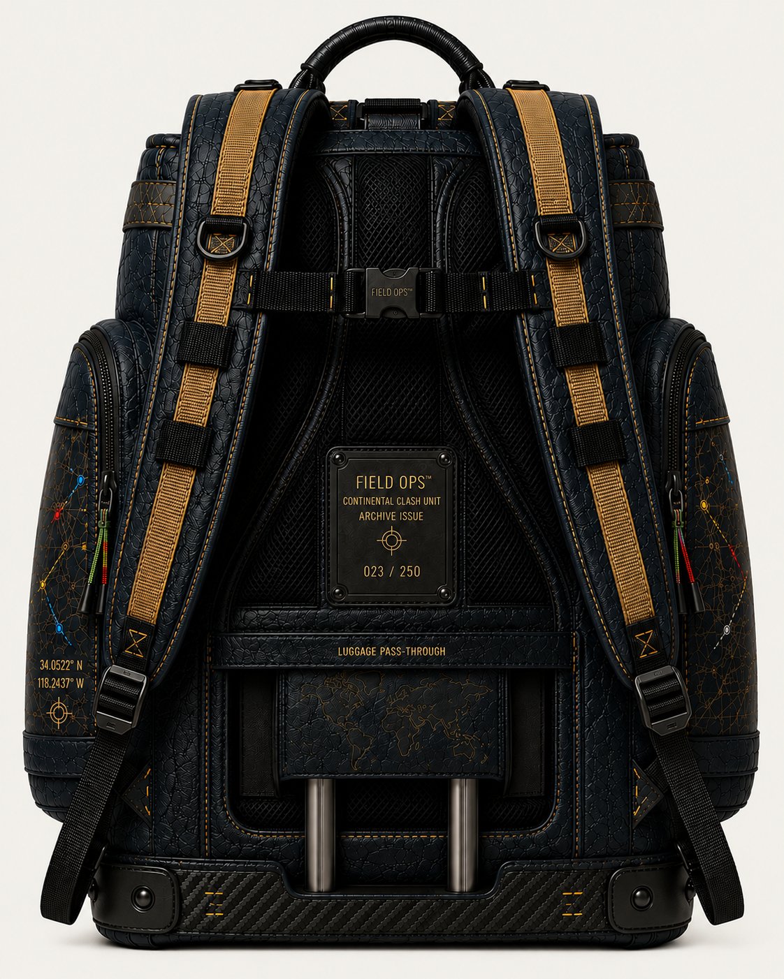 Group C World Stage Transit Pack, harness and luggage pass through.