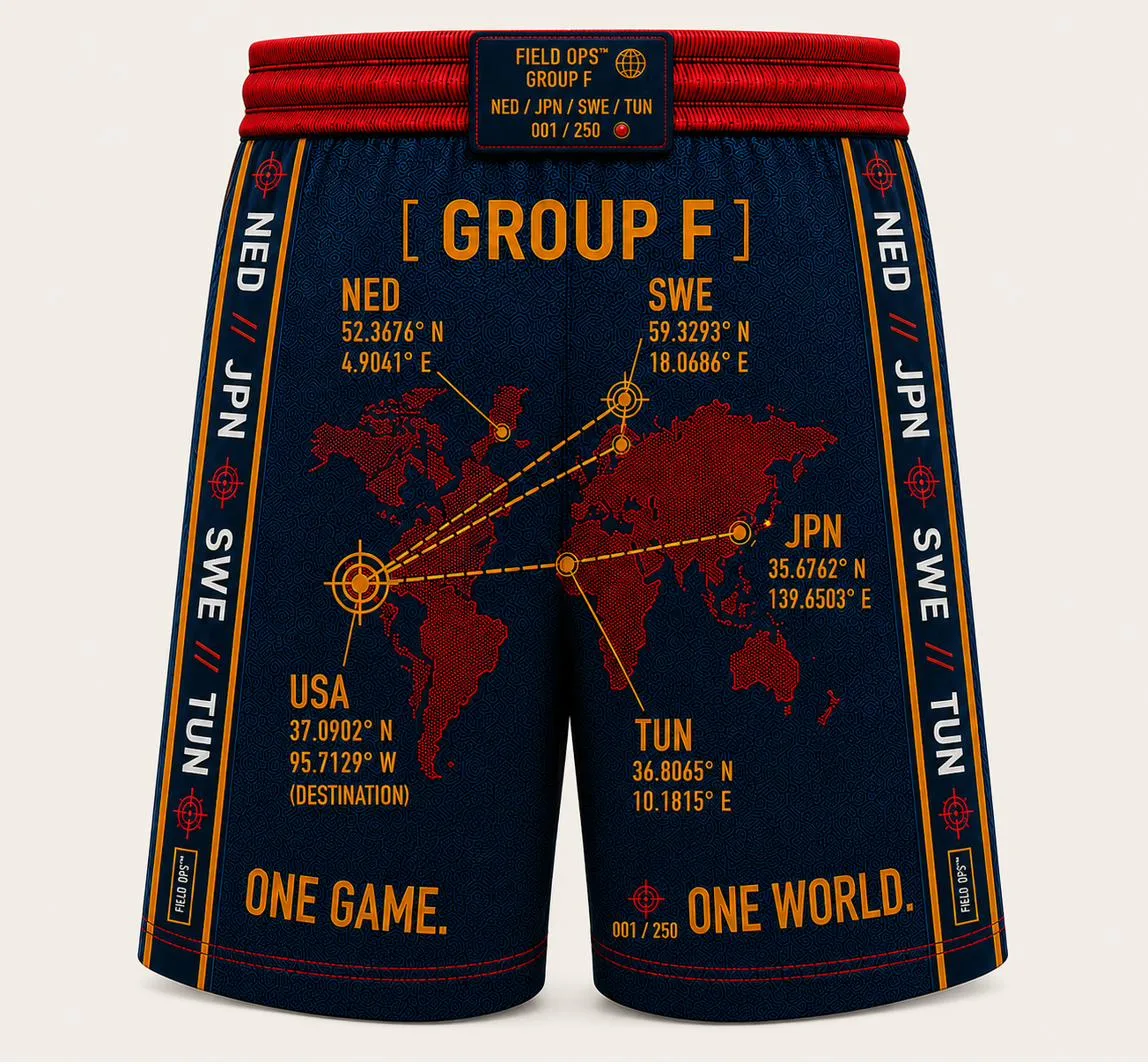 Group F Global Deployment Short, rear deployment map.