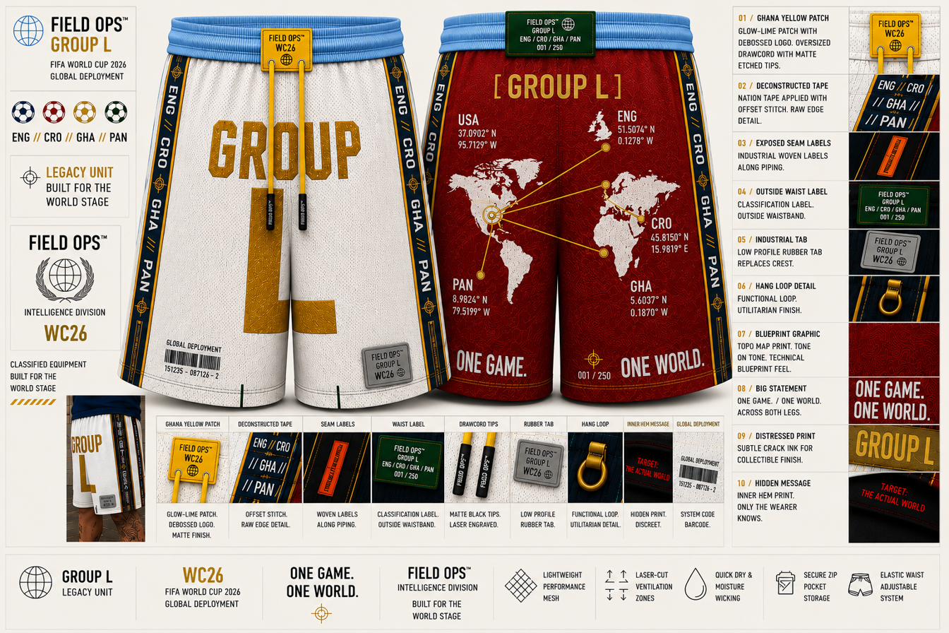 Group L Global Deployment Short, full specification.