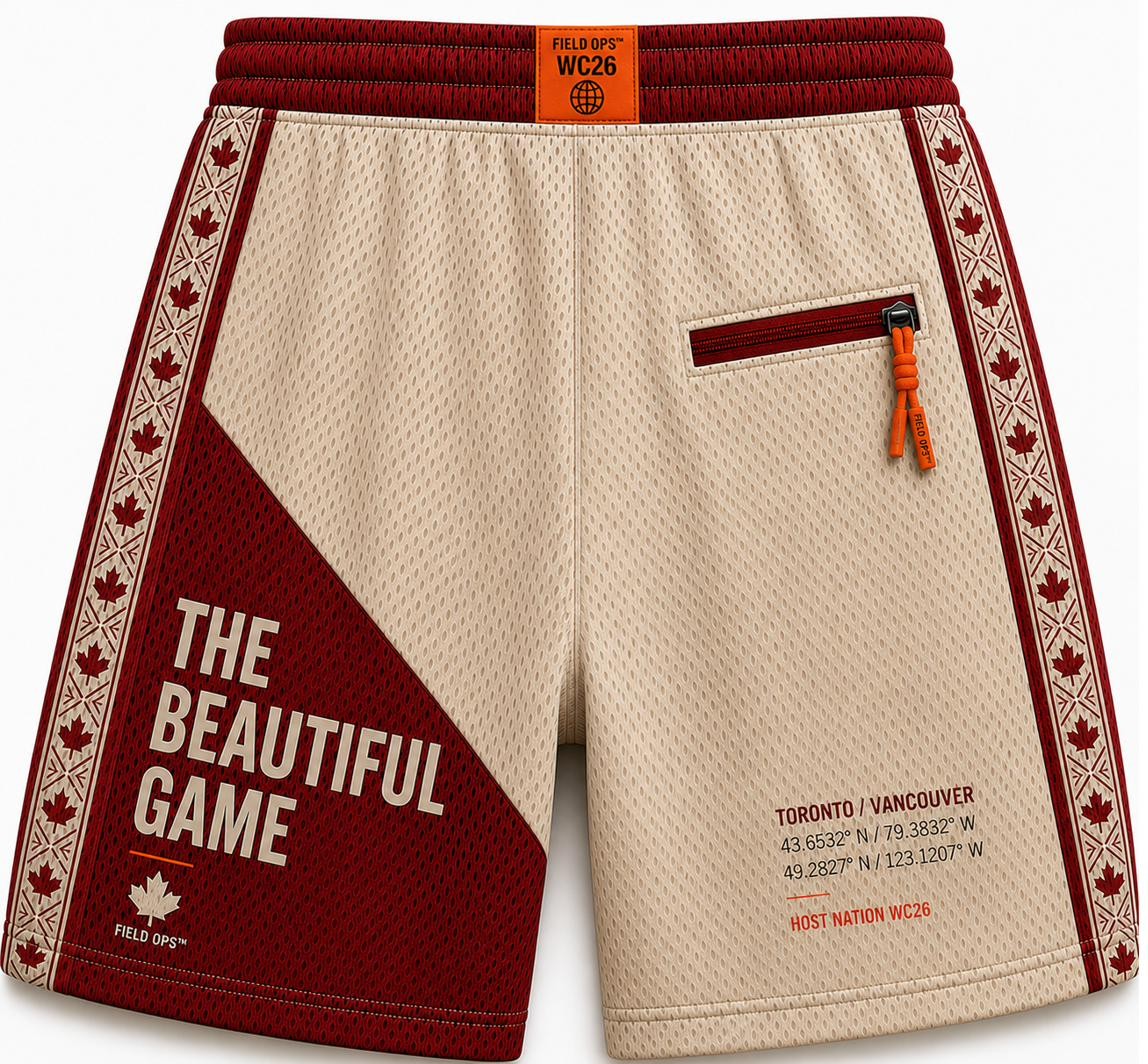 Canada Host Nation Shorts, back.