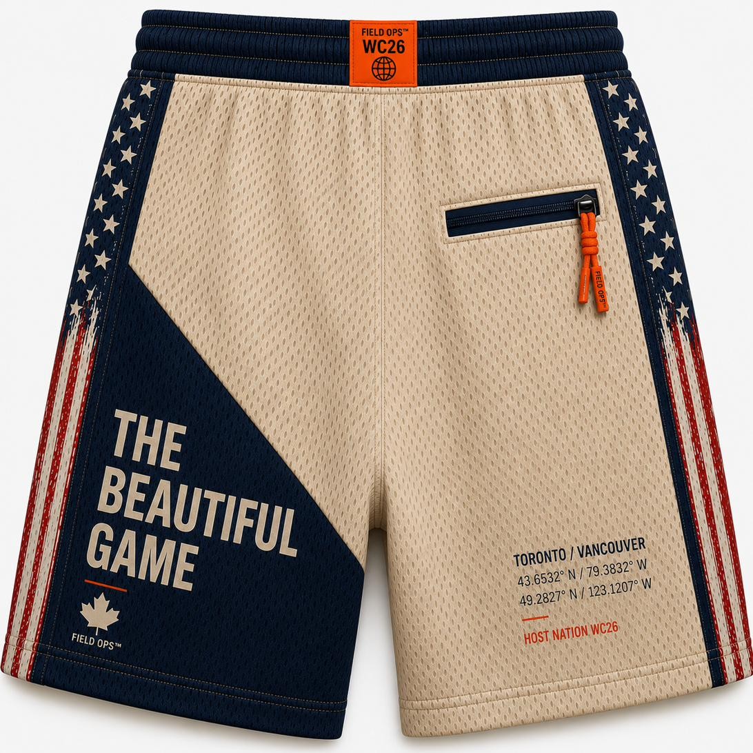 USA Host Nation Shorts, back.